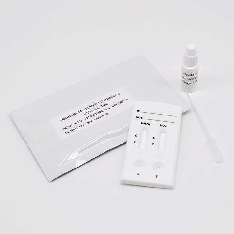 2-də 1 Hbsag Hcv Combo 2 Panel Sürətli Test Dəsti