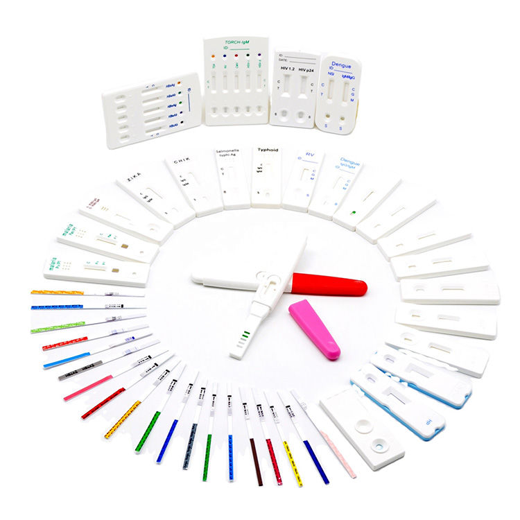 Yüksək Dəqiqlik Tibbi Diaqnostik Antigen və Neytrallaşdırıcı Anticisim Malyariya Igg Igm HIV Hcg Flus Pcr A+b Swab Sürətli Test Dəsti